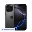 Б/У Смартфон Apple iPhone 16 Pro nano SIM+eSIM 128GB, черный титан (Black Titanium)