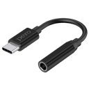 Переходник PERO AD09 USB-C / jack 3.5mm, черный