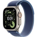Смарт-часы Apple Watch Ultra 3 GPS + Cellular 49mm (корпус - натуральный титан, ремешок Trail Loop светло-голубой, размер S/M)