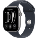 Смарт-часы Apple Watch Series 12 GPS 46mm (корпус - серый космос, ремешок Sport Band синий, размер S/M)