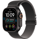 Смарт-часы Apple Watch Ultra 4 GPS + Cellular 49mm (корпус - черный титан, ремешок Milanese Loop черный титан, размер S)