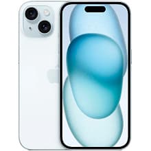 Смартфон Apple iPhone 15 nano SIM+eSIM 128GB, голубой (Blue) - 0