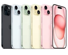 Смартфон Apple iPhone 15 nano SIM+eSIM 128GB, темная ночь (Black) - 3