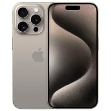 Смартфон Apple iPhone 15 Pro Max nano SIM+eSIM 256GB, натуральный титан (Natural Titanium) - 0
