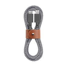 Кабель Native Union Belt Cable USB-C / Lightning 1,2м, зебра - 0