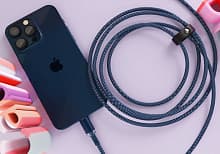 Кабель VLP Diamond Cable USB-C / USB-C 1,2м, темно-синий - 3