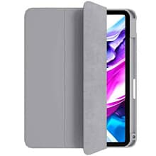 Чехол-книжка VLP Split Folio для iPad 11 (2025)/10,9″ 2022 (2022), полиуретан, серый - 1