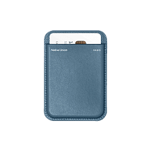 Кардхолдер Native Union (RE)Classic MagSafe, полиуретан, синий - 3