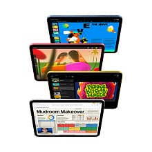 Планшет 2025 Apple iPad 11″ (A16, 128GB, Wi-Fi + Cellular, голубой) - 2