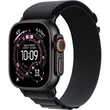 Смарт-часы Apple Watch Ultra 3 GPS + Cellular 49mm (корпус - черный титан, ремешок Alpine Loop черный, размер M) - 0