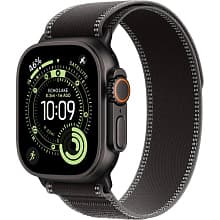 Смарт-часы Apple Watch Ultra 3 GPS + Cellular 49mm (корпус - черный титан, ремешок Trail Loop черный, размер M/L) - 0