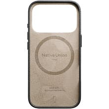 Чехол-накладка Native Union CLASSIC для iPhone 17 Pro, экокожа, черный - 2