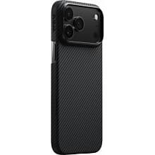 Чехол-накладка Pitaka Ultra-Slim для iPhone 17 Pro, кевлар, черный - 1