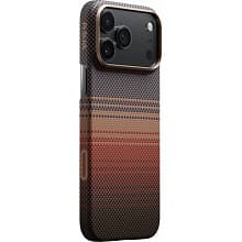 Чехол-накладка Pitaka Ultra-Slim для iPhone 17 Pro, кевлар, оранжевый - 2