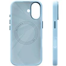 Чехол-накладка VLP Aster Pro для iPhone 17, силикон, голубой - 3