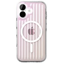Чехол-накладка VLP Pulse Case для iPhone 17, полиуретан/алюминий, перламутровый - 0