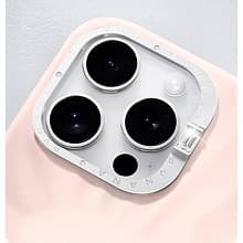 Чехол-накладка PYNANA Starlight для iPhone 16 Pro, экокожа, розовый - 2