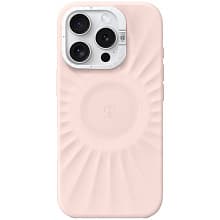 Чехол-накладка PYNANA Starlight для iPhone 16 Pro Max, экокожа, розовый - 0