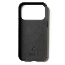 Чехол-накладка Mujjo Leather для iPhone 17 Pro, кожа, черный - 3