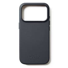 Чехол-накладка Mujjo Leather для iPhone 17 Pro, кожа, серый - 0
