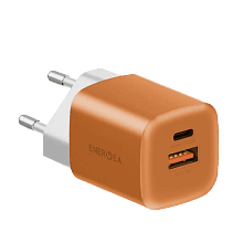 Зарядное устройство сетевое EnergEA AmpCharge QC30, 35Вт, оранжевый - 0