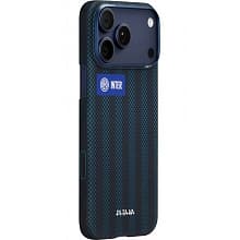 Чехол-накладка Pitaka Edge FC.Internazionzle Milano для iPhone 17 Pro Max, кевлар, синий - 0