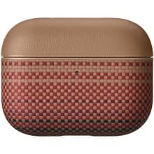 Чехол Pitaka Ультра тонкий коричневый, для AirPods Pro 3 - 0
