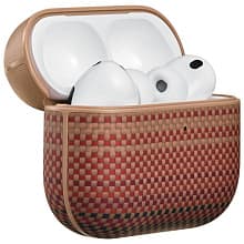 Чехол Pitaka Ультра тонкий коричневый, для AirPods Pro 3 - 1