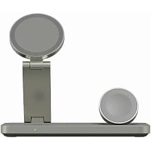 Зарядное устройство беспроводное Magssory Yoga Qi2, 23Вт, титан - 1