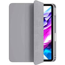 Чехол-книжка VLP Split Folio для iPad Air 13″ (2024), экокожа, серый - 0