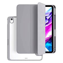 Чехол-книжка VLP Split Folio для iPad Air 13″ (2024), экокожа, серый - 2