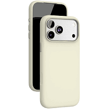 Чехол-накладка VLP Aster Pro для iPhone 17 Pro Max, силикон, белый - 3