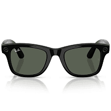 Умные очки Ray-Ban Wayfarer Black G15 Green M, черный - 1
