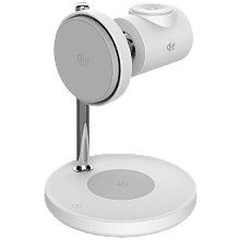 Зарядное устройство беспроводное Deppa 3 в 1 QI2.2 Max Power, 25Вт, белый - 0