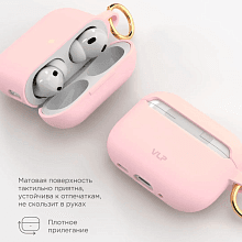 Чехол VLP Satin Case розовый, для AirPods Pro 3 - 1