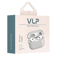 Чехол VLP Grace Case прозрачный матовый, для AirPods Pro 3 - 3