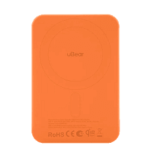 Внешний аккумулятор c БЗУ uBear Strike Magnetic Qi2.2 5000 мАч, оранжевый - 0