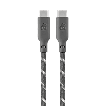 Кабель uBear Trend Cable USB-C / USB-C, 60Вт 1,2м, серый - 0