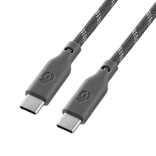 Кабель uBear Trend Cable USB-C / USB-C, 60Вт 1,2м, серый - 1