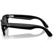 Умные очки Ray-Ban Wayfarer Shiny Black G15 Green L, черный - 2