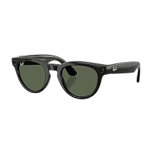Умные очки Ray-Ban Headliner (Gen 2) Shiny Black G15 Green M, черный - 0